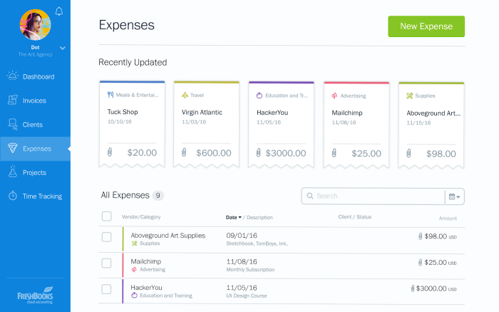 business expense tracking software